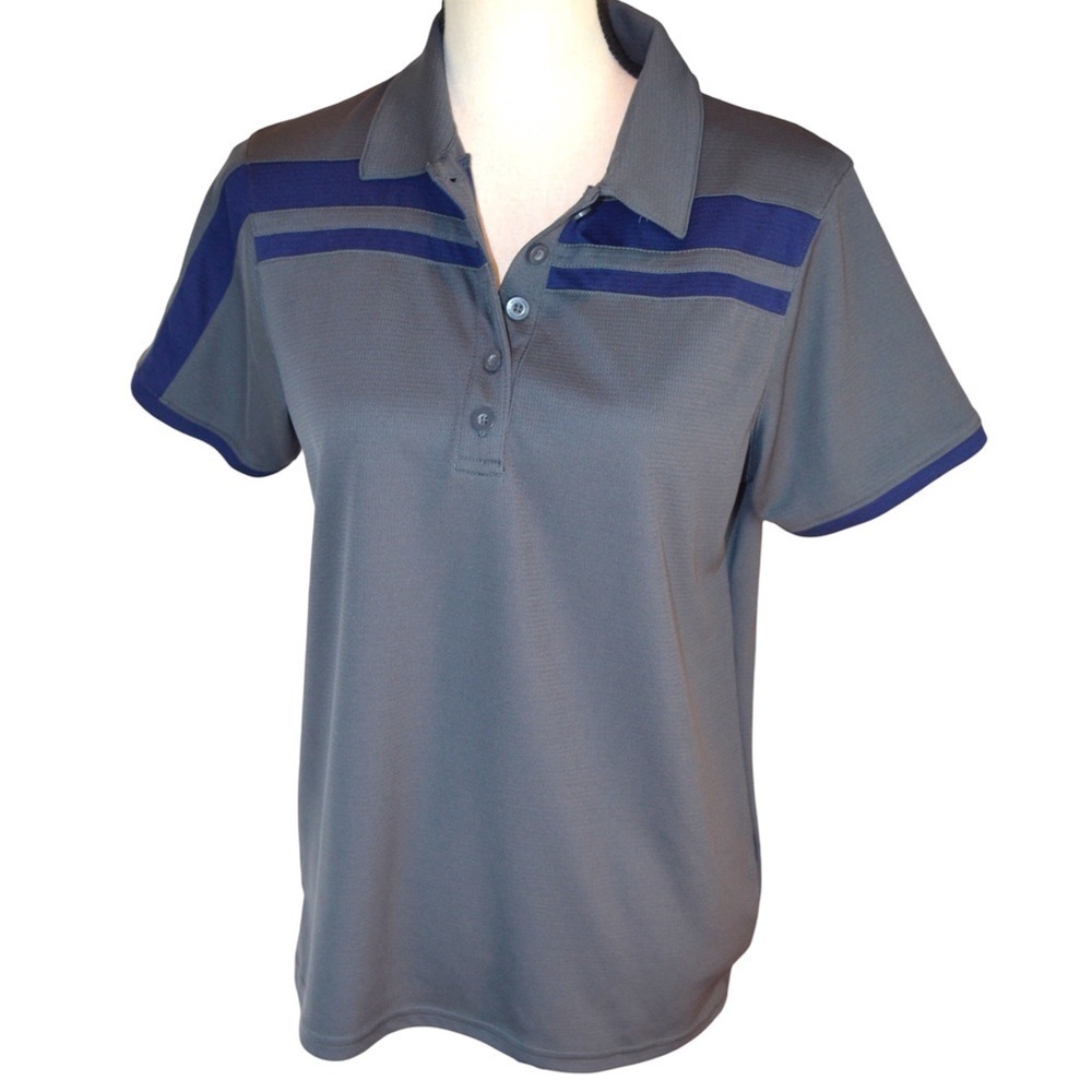 Ladies Holloway Dry-Excel Grey Golf Polo,‎ Size Medium